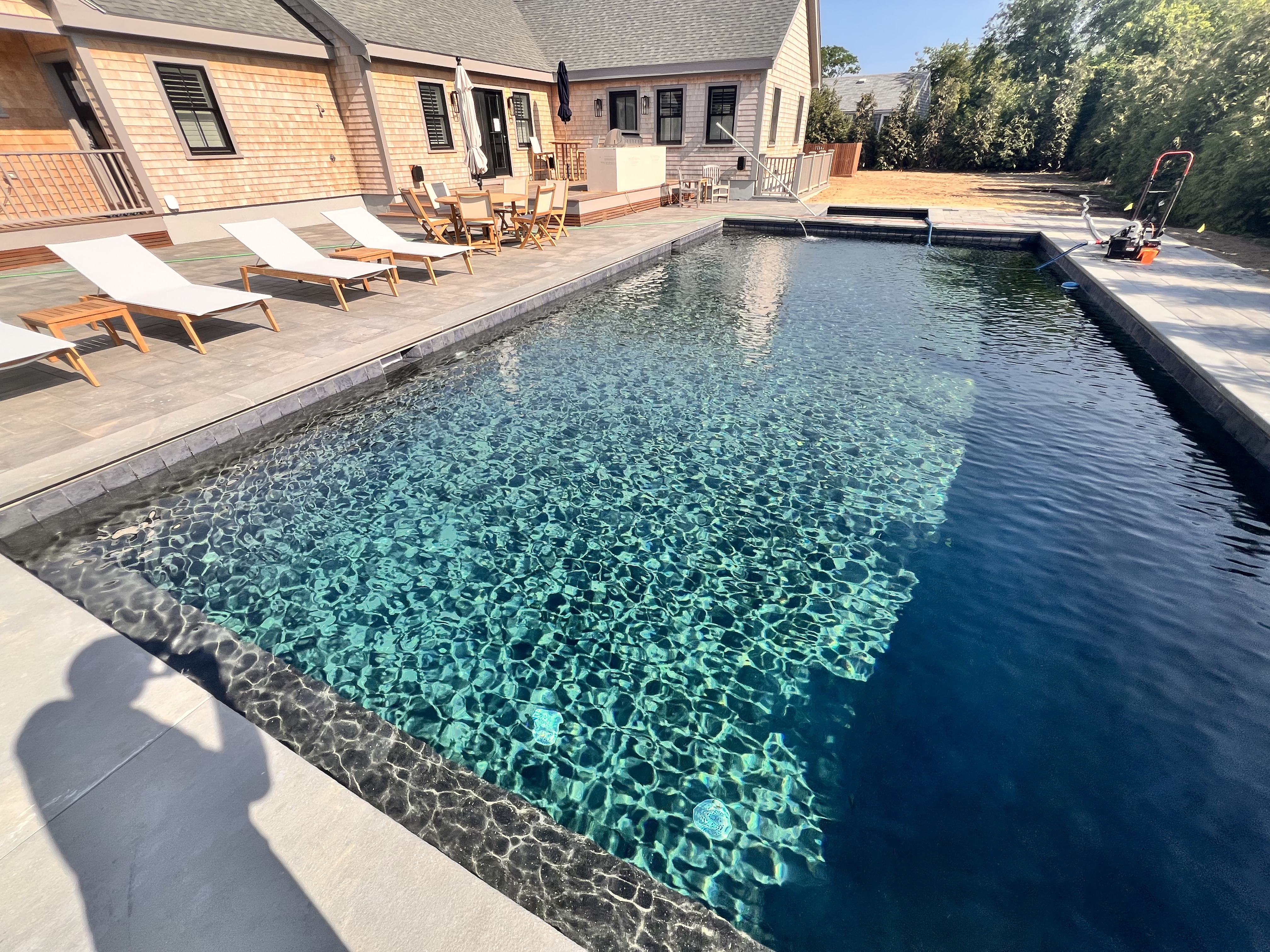 Completed Blue Water pool and spa